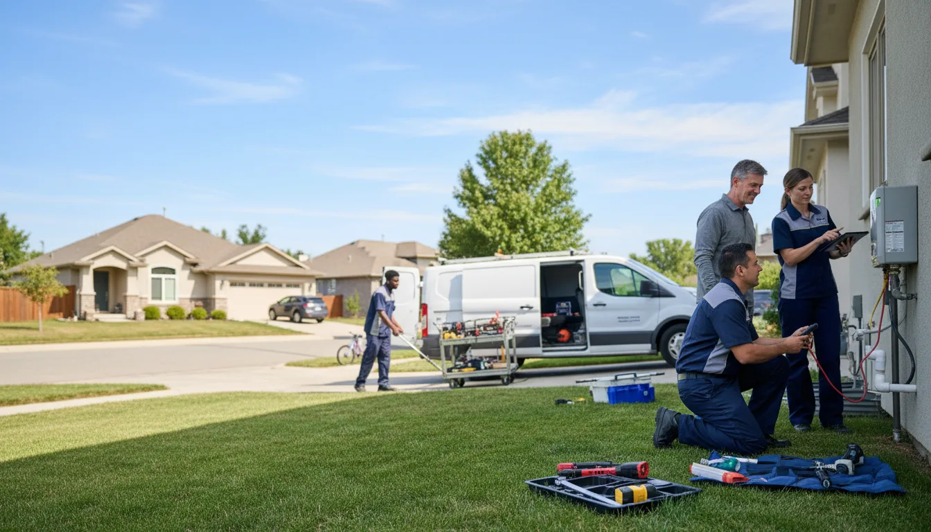 Tankless water heater service in Hennepin, OK